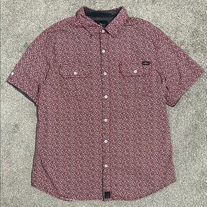 Y2K Marc Ecko Patterned Button Down